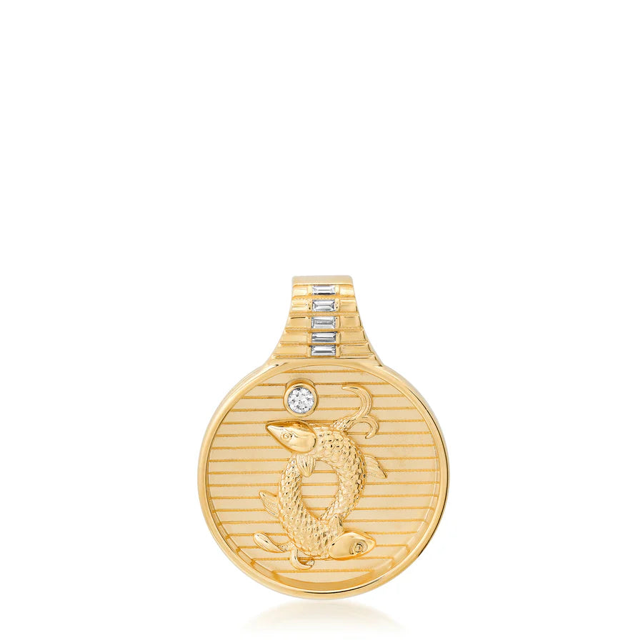 Zodiac Medallion Pendant