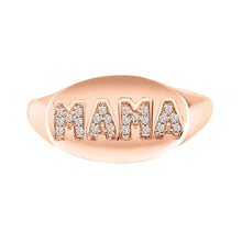 Diamond Mama Signet Ring