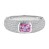 Bezel Set Gemstone & Diamond Stacking Ring