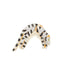 Large Black & White Diamond Panther Statement Earring