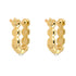 Queen Bee Pearl Hoop Earrings