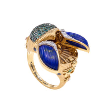 Sacred Scarab Poison Ring