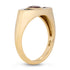 Cupid's Heart Garnet Pinky Ring