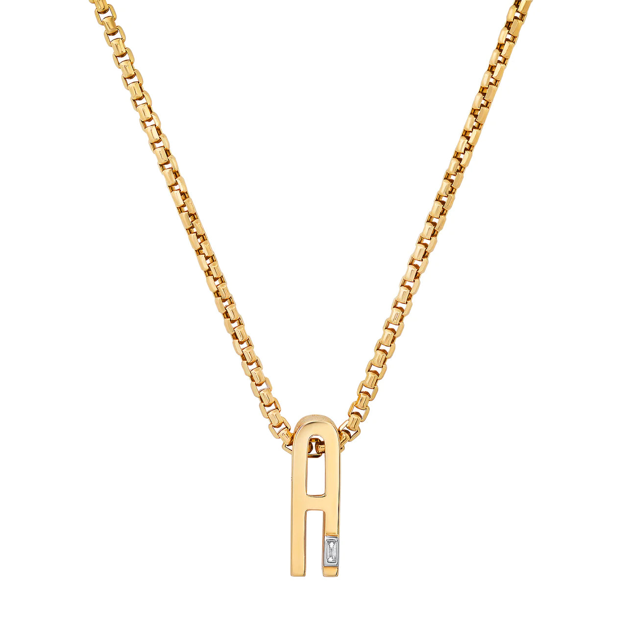 Slide-On Ribbed Initial