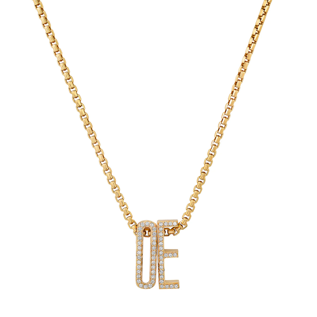 Slide-On Pave Initial