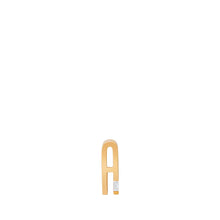 Slide-On Ribbed Initial