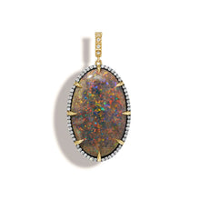 One of a Kind Supernova Matrix Opal Pendant