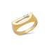 Ribbed Initial Ring