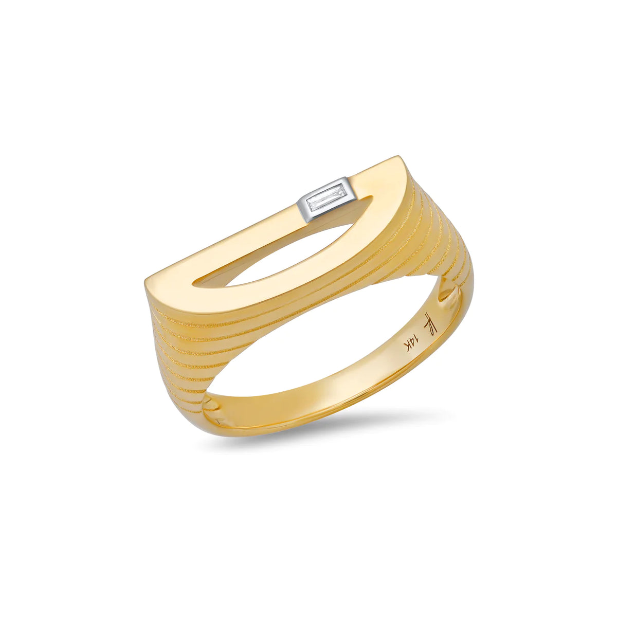 Ribbed Initial Ring
