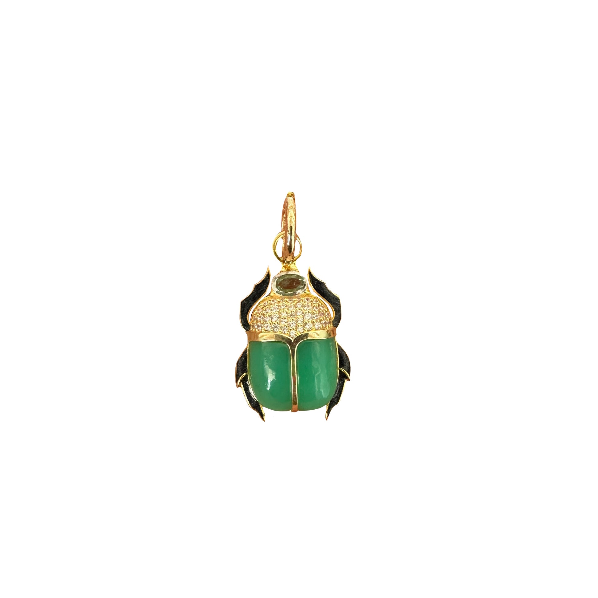 The Evelyn Scarab Gemstone Charm