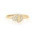 Tiny Sideways Hamsa Ring