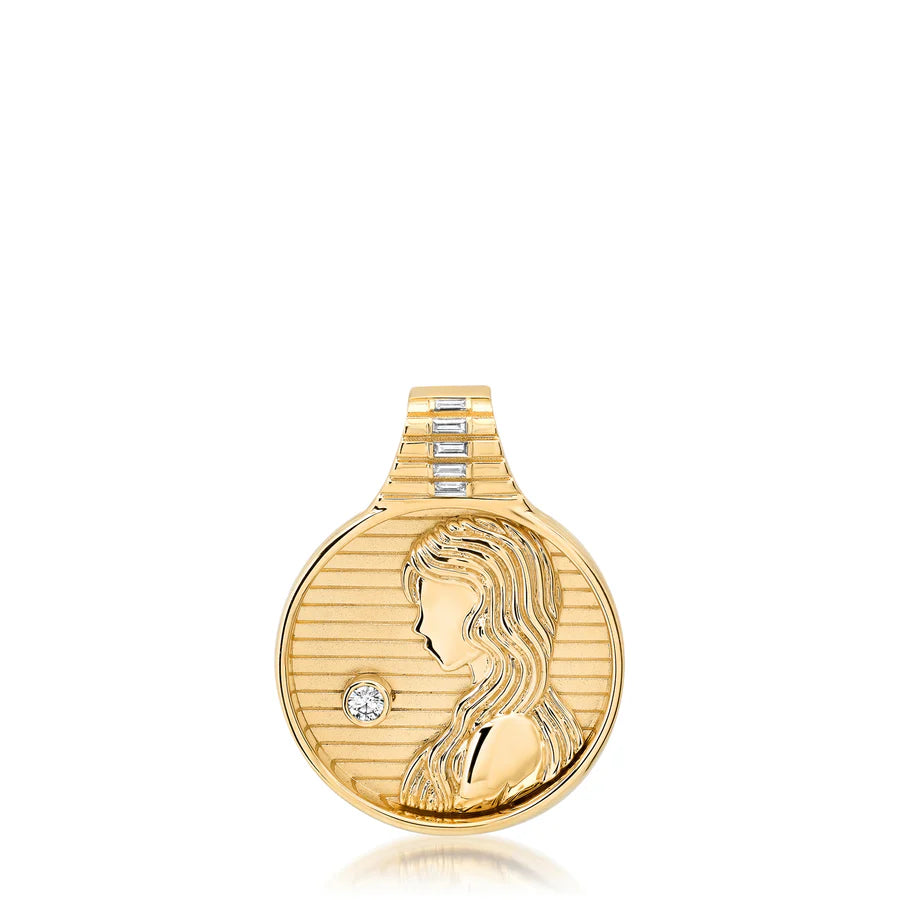 Zodiac Medallion Pendant
