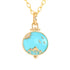 Wild Fire Turquoise Horse Pendant