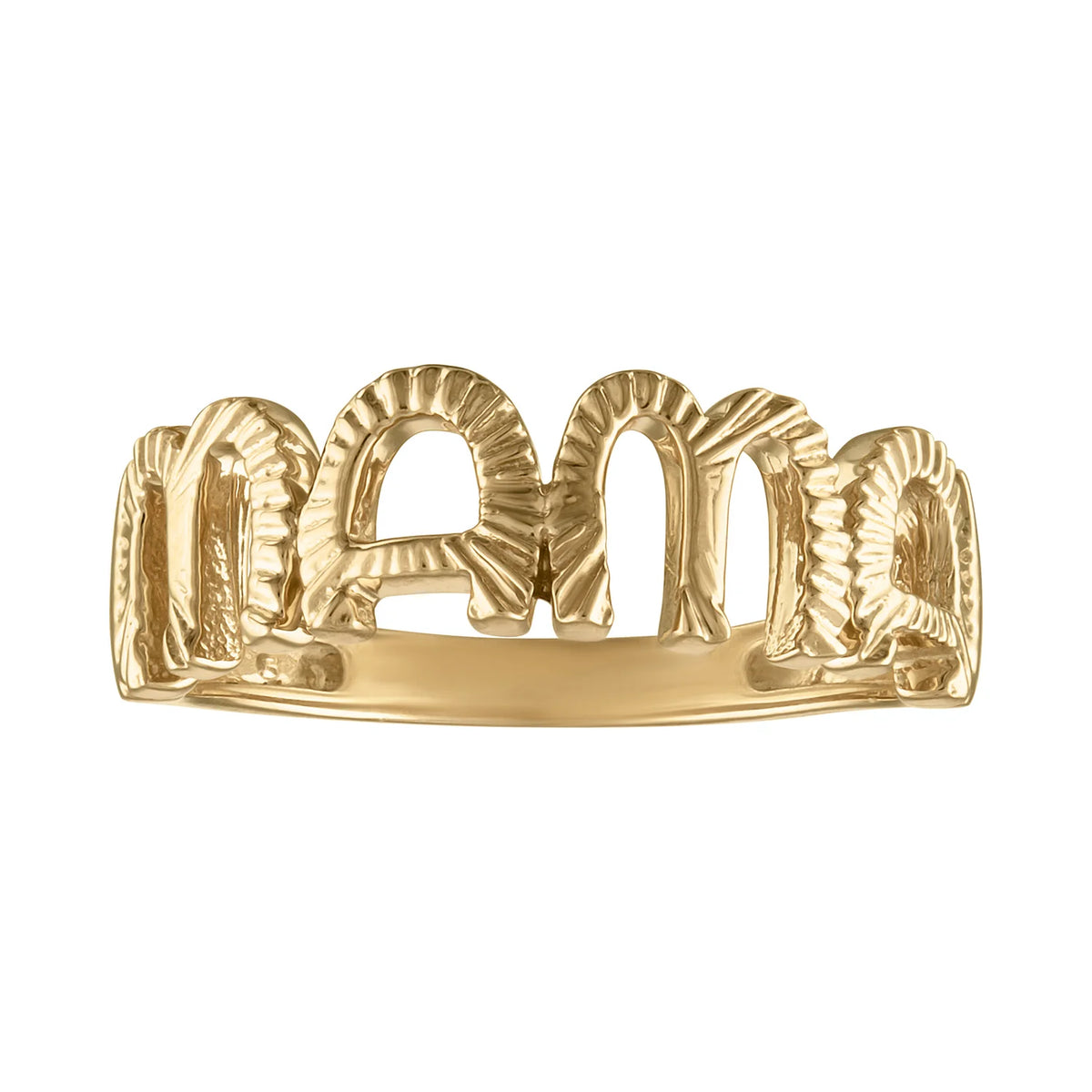 The Veda Mama Fluted Ring