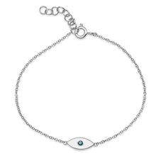 Mini Evil Eye Bracelet with Diamond Eye