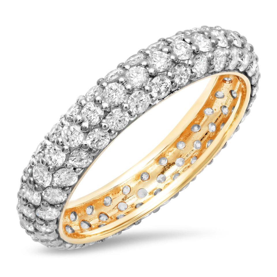 Diamond Pave Domed Ring