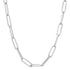 Grande Luxe Paperclip Link Drawn Gold Cable Chain Necklace (solid)