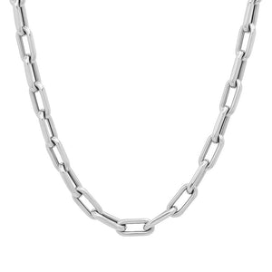 Grande Luxe Link Drawn Gold Cable Chain Necklace