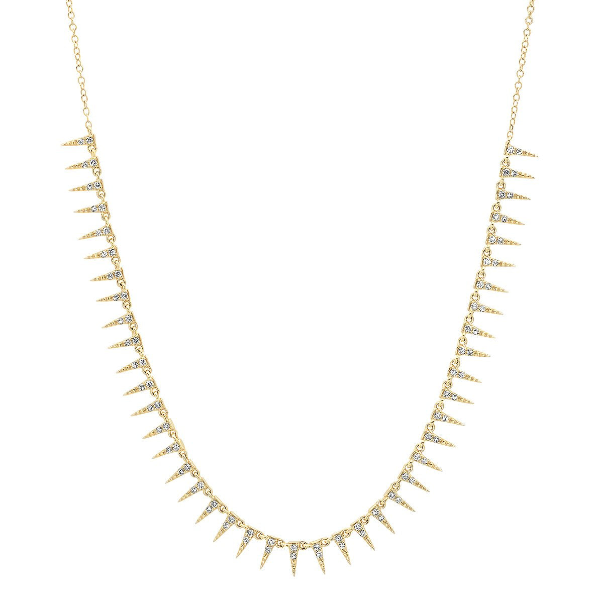 Delicate Diamond Spikes Necklace – Milestones by Ashleigh Bergman