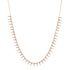 Delicate Diamond Spikes Necklace
