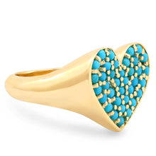 The Ashleigh Bergman Collective x Ariel Gordon Jewelry Turquoise Heart Signet Ring