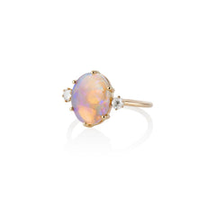 Magic Opal with Diamond Accents Ring