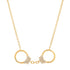 Dainty Diamond Handcuff Necklace