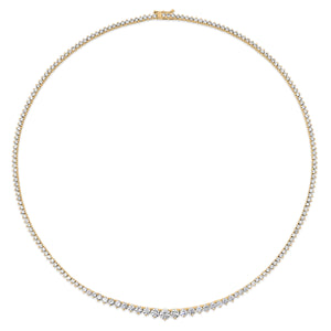 Essential Graduated Diamond Riviera Tennis Necklace