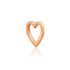 14k High Polish Heart Charm Clip Holder Enhancer