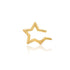 14k High Polish Star Charm Clip Holder Enhancer