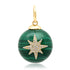 Malachite Sphere with Diamond Eye or Starburst Charm