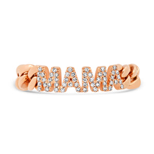 Pave Diamond Mama Chain Ring
