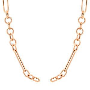  Open Front In the Mix Link Chain Necklace