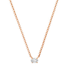 Delicate Diamond Solo Shape Necklace