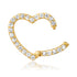 Diamond Heart Charm Clip Holder Enhancer