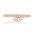 Diamond Solo Shape and Pave Band Stacking Ring