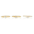 Diamond Solo Shape and Pave Band Stacking Ring