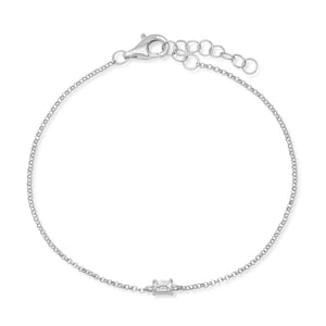 Delicate Diamond Solo Shape Bracelet – Milestones by Ashleigh Bergman