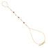 Diamond and Gemstone Bezel Bringlet Hand Chain