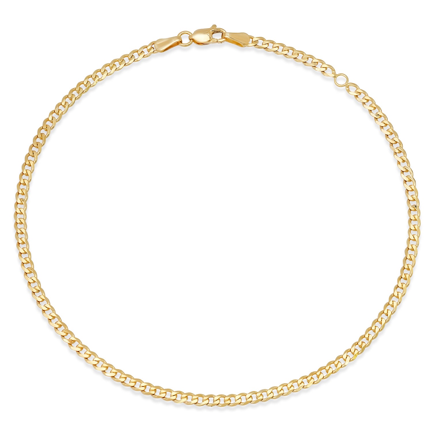 Mini Gold Cuban Link Anklet