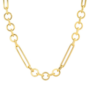 Jumbo In the Mix Gold Link Chain Necklace