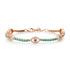Turquoise and Pave Diamond Evil Eye Tennis Bracelet