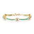 Turquoise and Pave Diamond Evil Eye Tennis Bracelet
