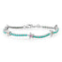 Turquoise and Sapphire Star Tennis Bracelet