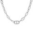 Large Gold Mariner Link Chain Necklace with Jumbo Diamond Link