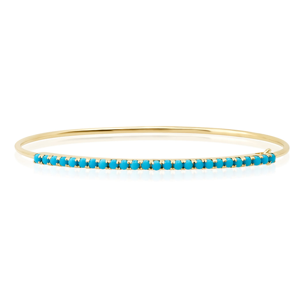 Skinny Turquoise Cuff Bracelet