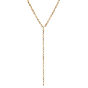 Dripping in Diamonds Lariat Necklace