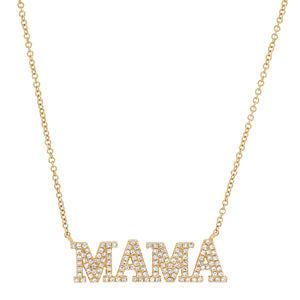 Diamond Boss Mama Necklace