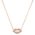 Diamond Lips Necklace