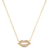 Diamond Lips Necklace